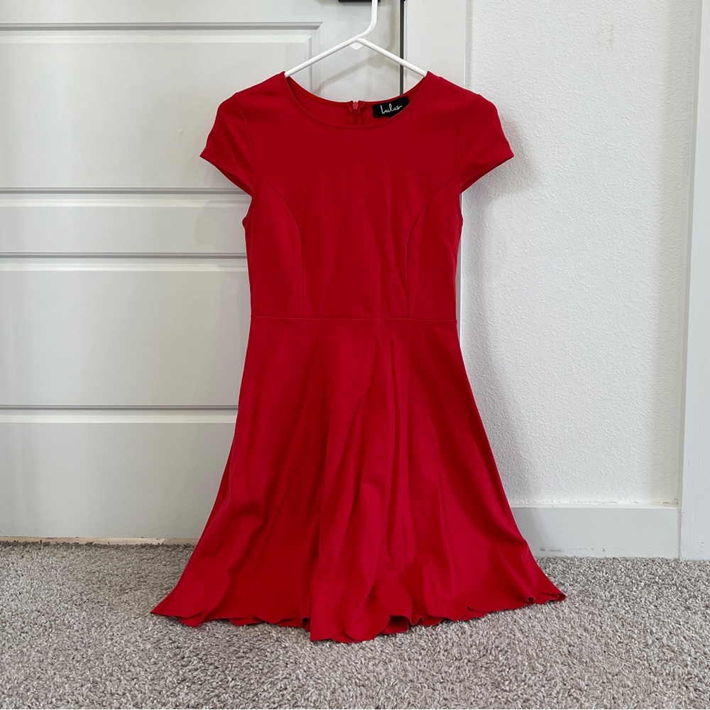 Lulus Scalloped Hem Dress
